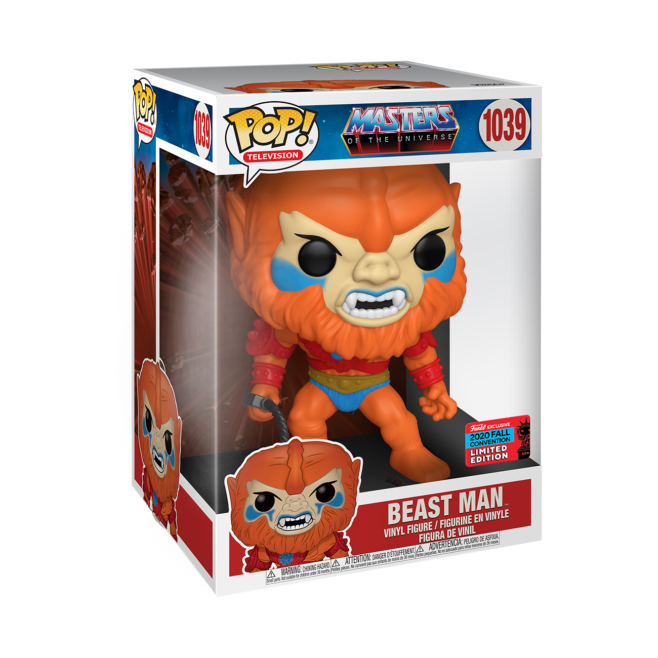 Masters of the Universe - Beast Man 10" Pop! NY20 | Card Merchant Takapuna