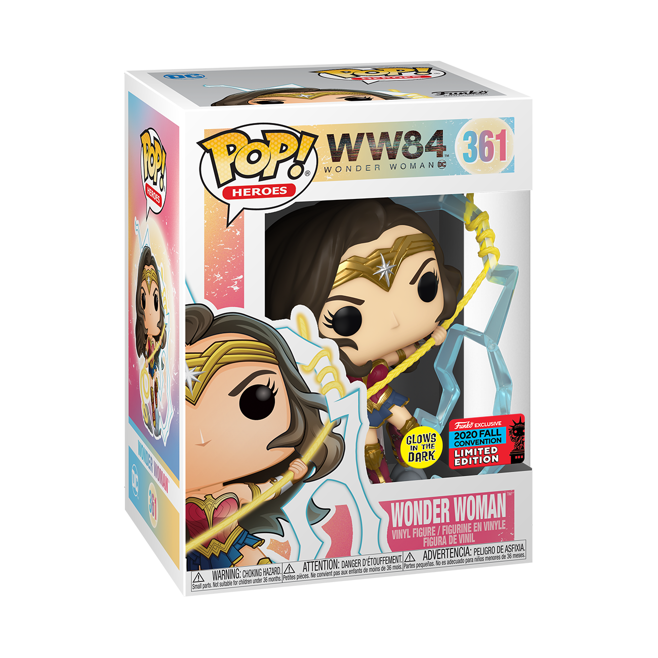 WW84 - Wonder Woman (Lightning) (Glow) Pop! NY20 | Card Merchant Takapuna