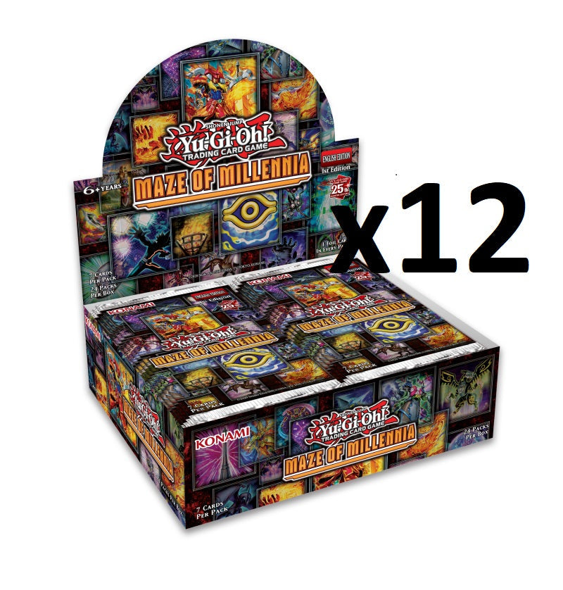 YGO Booster Case - Maze of Millennia (1st Edition) | Card Merchant Takapuna