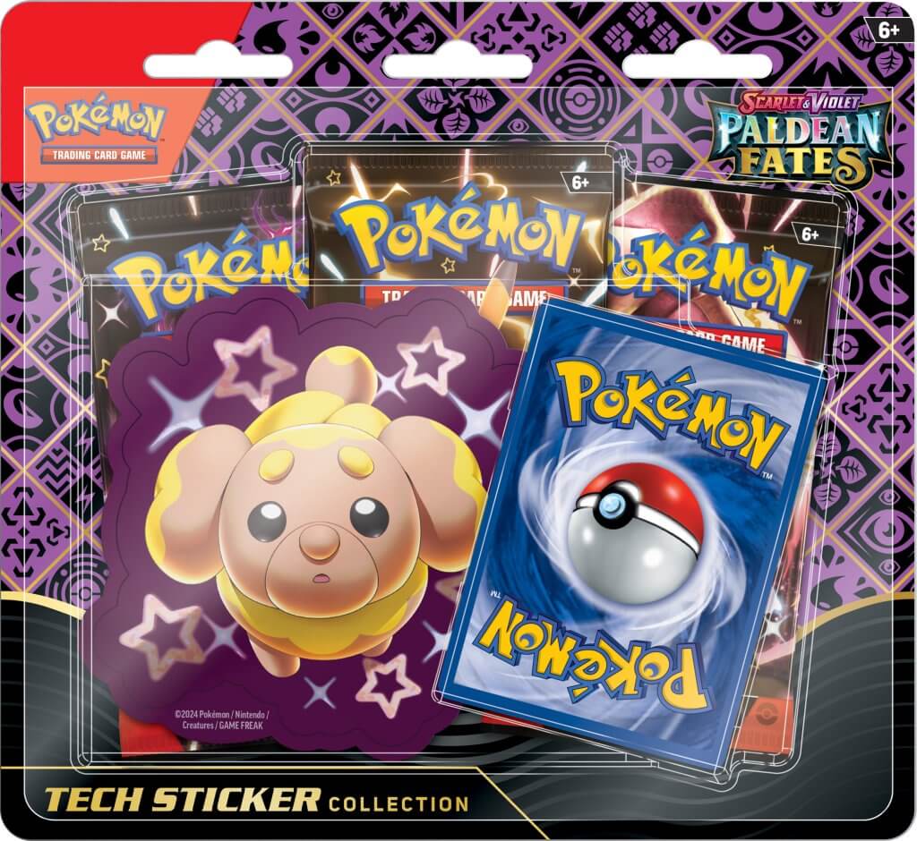 PKM S&V Paldean Fates - Tech Sticker Blister | Card Merchant Takapuna