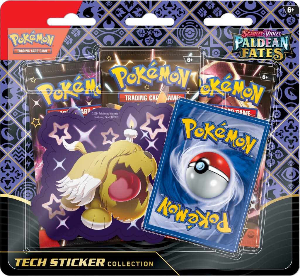 PKM S&V Paldean Fates - Tech Sticker Blister | Card Merchant Takapuna