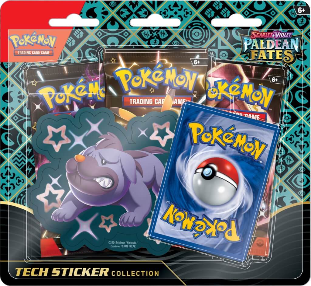 PKM S&V Paldean Fates - Tech Sticker Blister | Card Merchant Takapuna