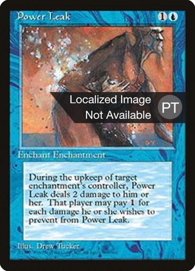 Power Leak [Fourth Edition (Foreign Black Border)] | Card Merchant Takapuna