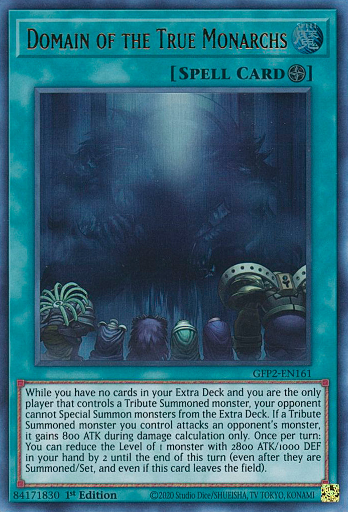 Domain of the True Monarchs [GFP2-EN161] Ultra Rare | Card Merchant Takapuna