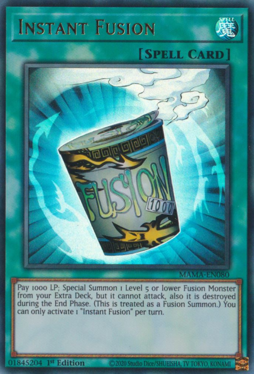 Instant Fusion [MAMA-EN080] Ultra Rare | Card Merchant Takapuna