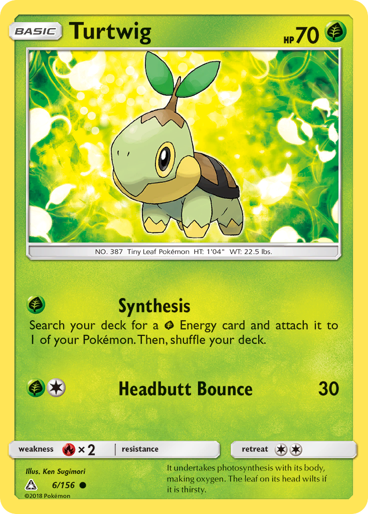 Turtwig (6/156) [Sun & Moon: Ultra Prism] | Card Merchant Takapuna