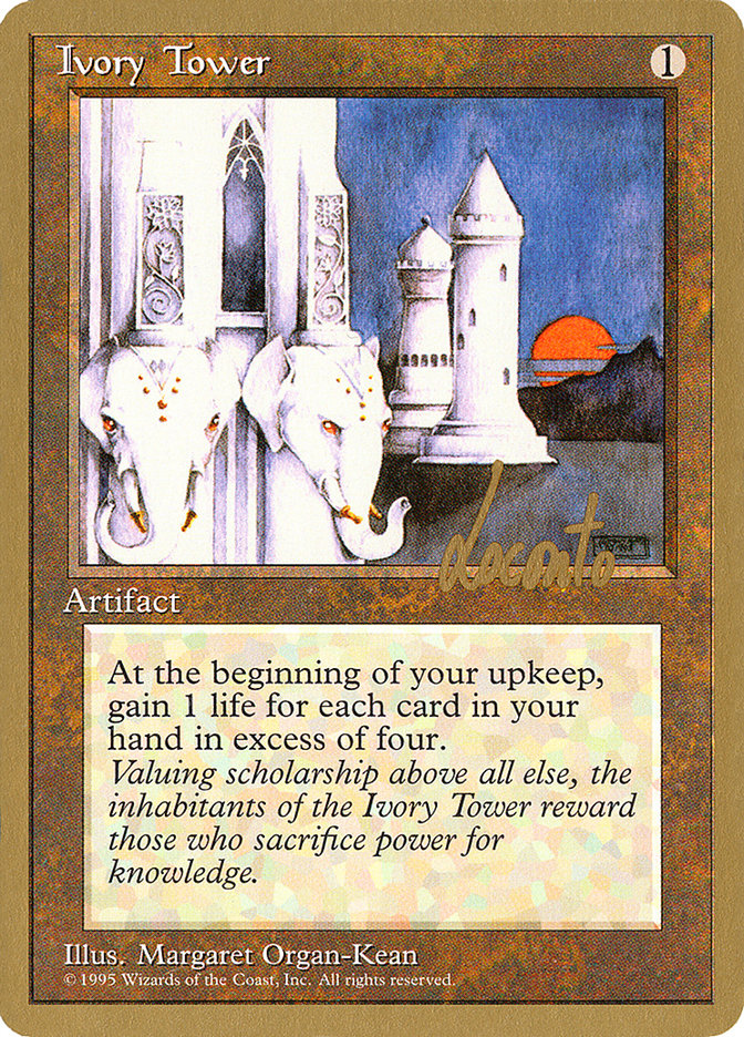 Ivory Tower (Michael Loconto) [Pro Tour Collector Set] | Card Merchant Takapuna