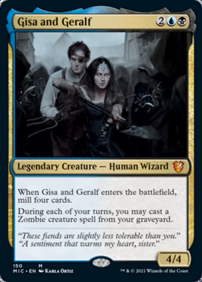 Gisa and Geralf [Innistrad: Midnight Hunt Commander] | Card Merchant Takapuna