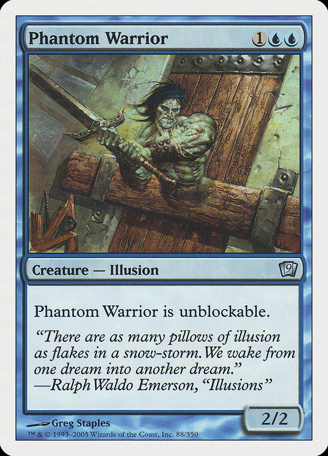 Phantom Warrior [Ninth Edition] | Card Merchant Takapuna