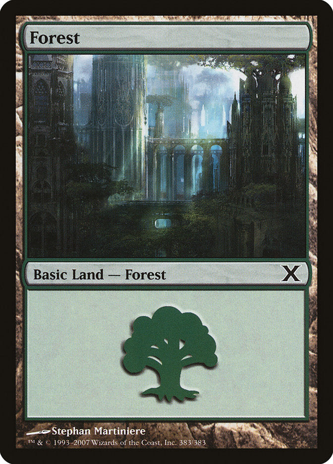 Forest (383) [Tenth Edition] | Card Merchant Takapuna