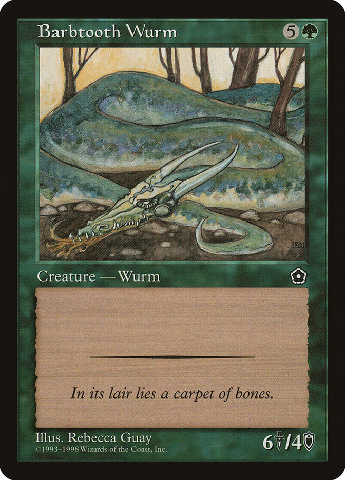 Barbtooth Wurm [Portal Second Age] | Card Merchant Takapuna