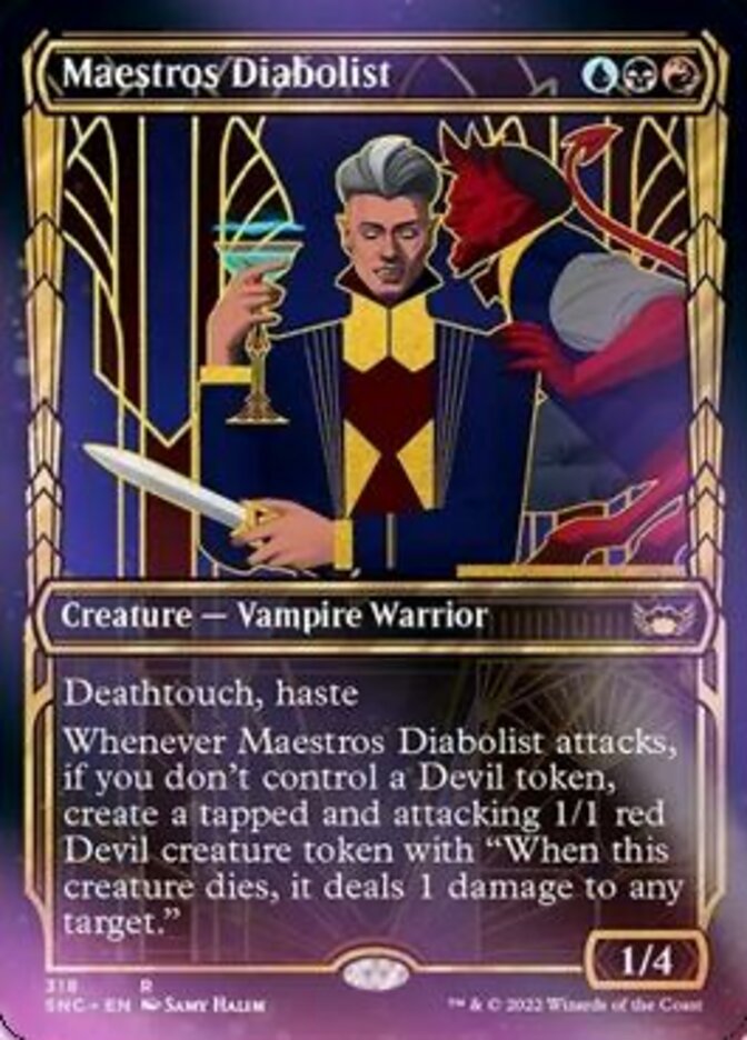 Maestros Diabolist (Showcase Golden Age) [Streets of New Capenna] | Card Merchant Takapuna