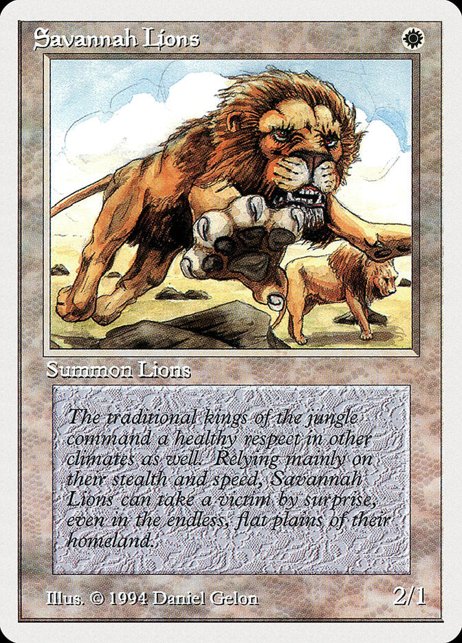 Savannah Lions [Summer Magic / Edgar] | Card Merchant Takapuna