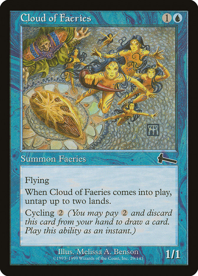 Cloud of Faeries [Urza's Legacy] | Card Merchant Takapuna