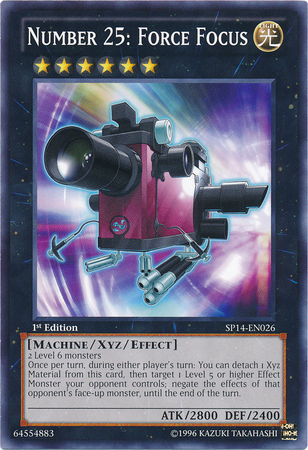 Number 25: Force Focus [SP14-EN026] Common | Card Merchant Takapuna