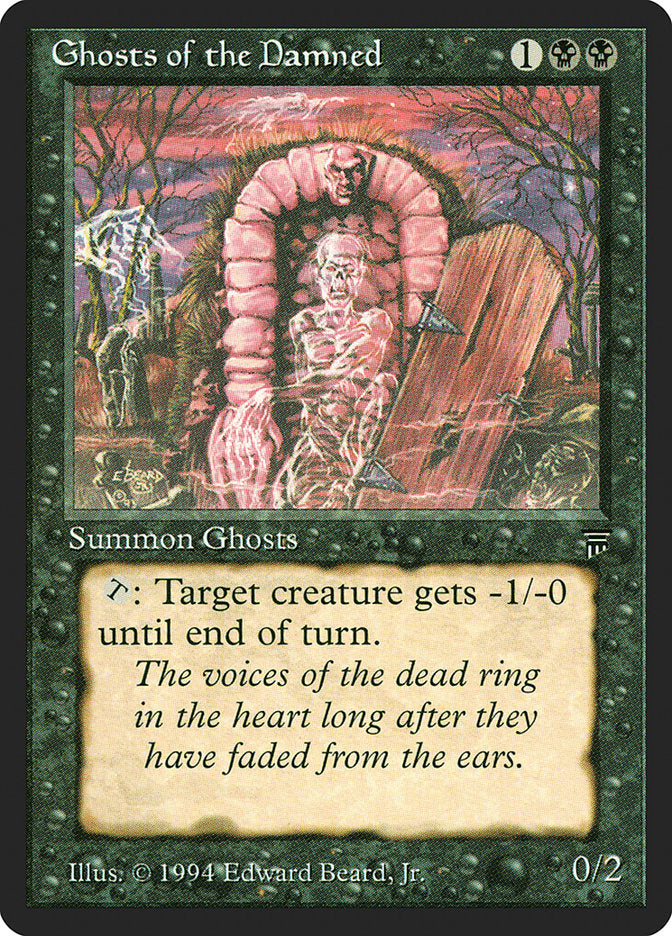 Ghosts of the Damned [Legends] | Card Merchant Takapuna