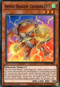 Armed Dragon Thunder LV3 [BLVO-EN004] Super Rare | Card Merchant Takapuna