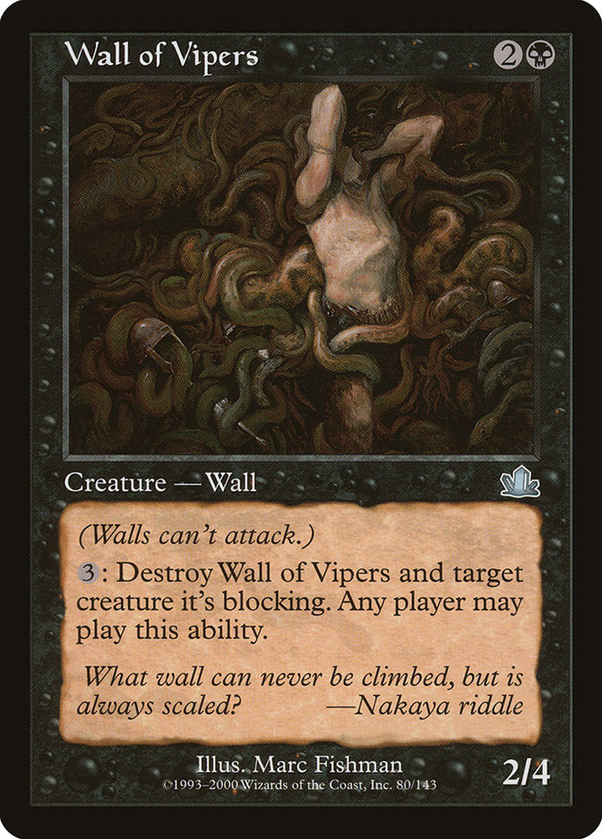 Wall of Vipers [Prophecy] | Card Merchant Takapuna