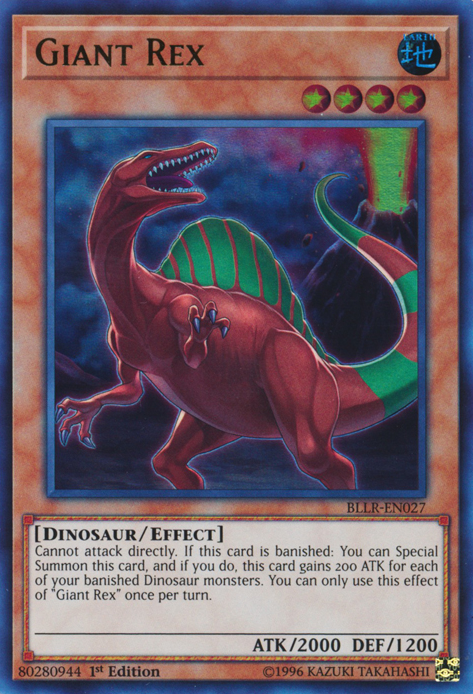 Giant Rex [BLLR-EN027] Ultra Rare | Card Merchant Takapuna