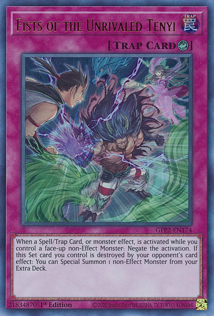 Fists of the Unrivaled Tenyi [GFP2-EN174] Ultra Rare | Card Merchant Takapuna