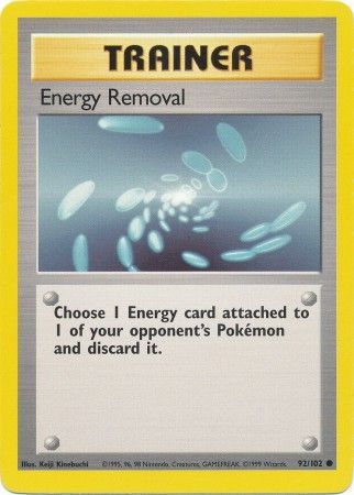 Energy Removal (92/102) [Base Set Unlimited] | Card Merchant Takapuna