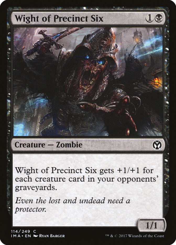 Wight of Precinct Six [Iconic Masters] | Card Merchant Takapuna