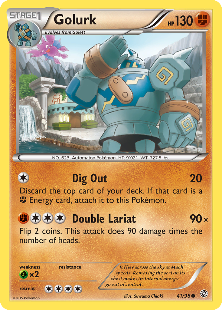 Golurk (41/98) [XY: Ancient Origins] | Card Merchant Takapuna