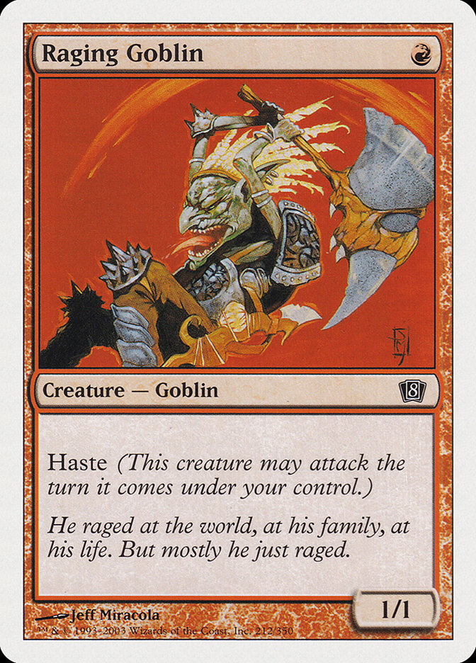 Raging Goblin [Eighth Edition] | Card Merchant Takapuna