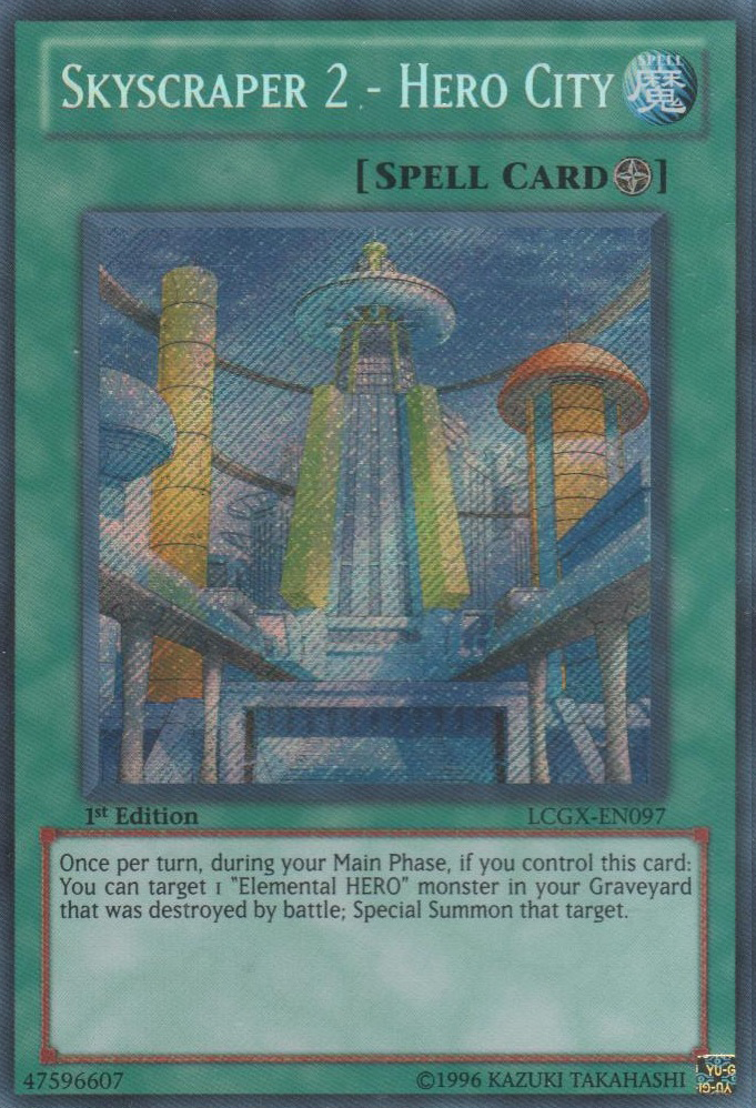 Skyscraper 2 - Hero City [LCGX-EN097] Secret Rare | Card Merchant Takapuna