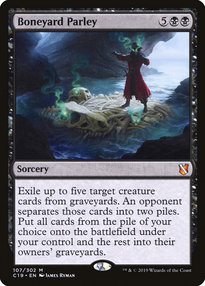 Boneyard Parley [Commander 2019] | Card Merchant Takapuna