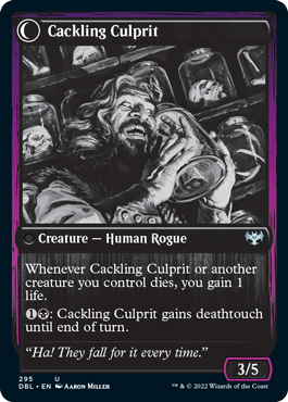 Panicked Bystander // Cackling Culprit [Innistrad: Double Feature] | Card Merchant Takapuna