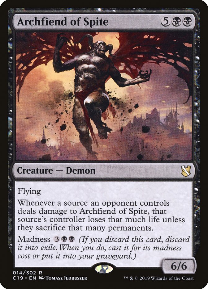 Archfiend of Spite [Commander 2019] | Card Merchant Takapuna