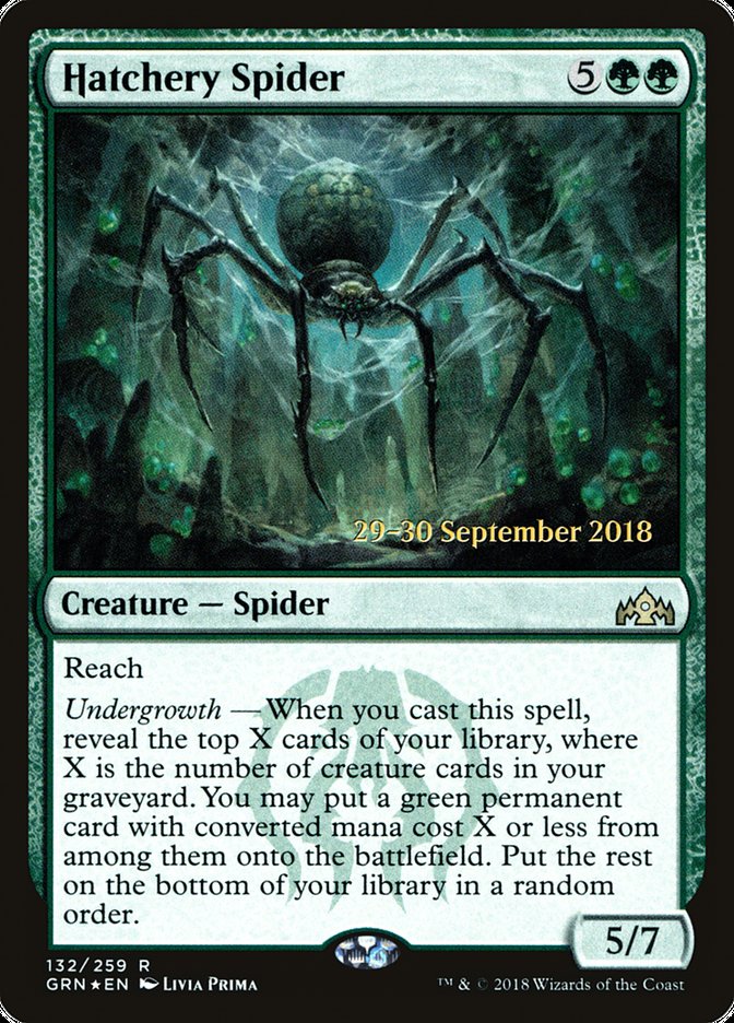 Hatchery Spider [Guilds of Ravnica Prerelease Promos] | Card Merchant Takapuna