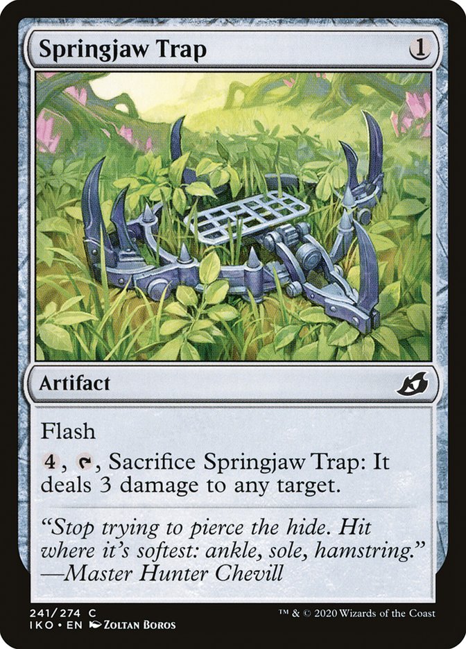 Springjaw Trap [Ikoria: Lair of Behemoths] | Card Merchant Takapuna