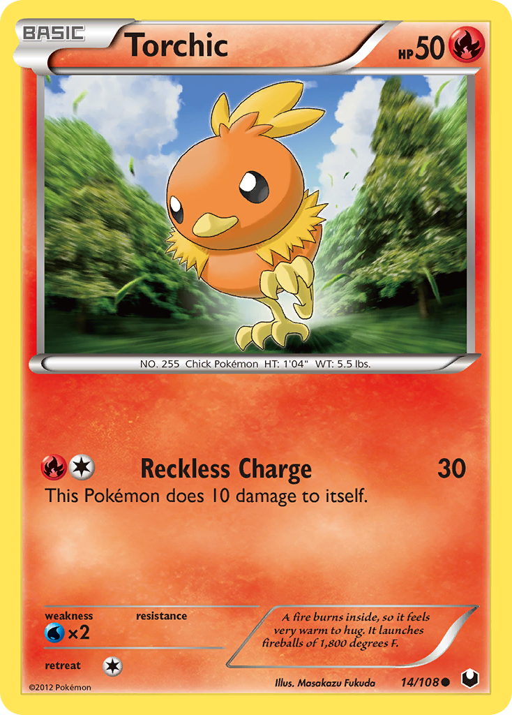 Torchic (14/108) [Black & White: Dark Explorers] | Card Merchant Takapuna