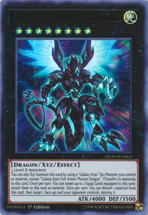 Galaxy-Eyes Full Armor Photon Dragon [DUPO-EN063] Ultra Rare | Card Merchant Takapuna