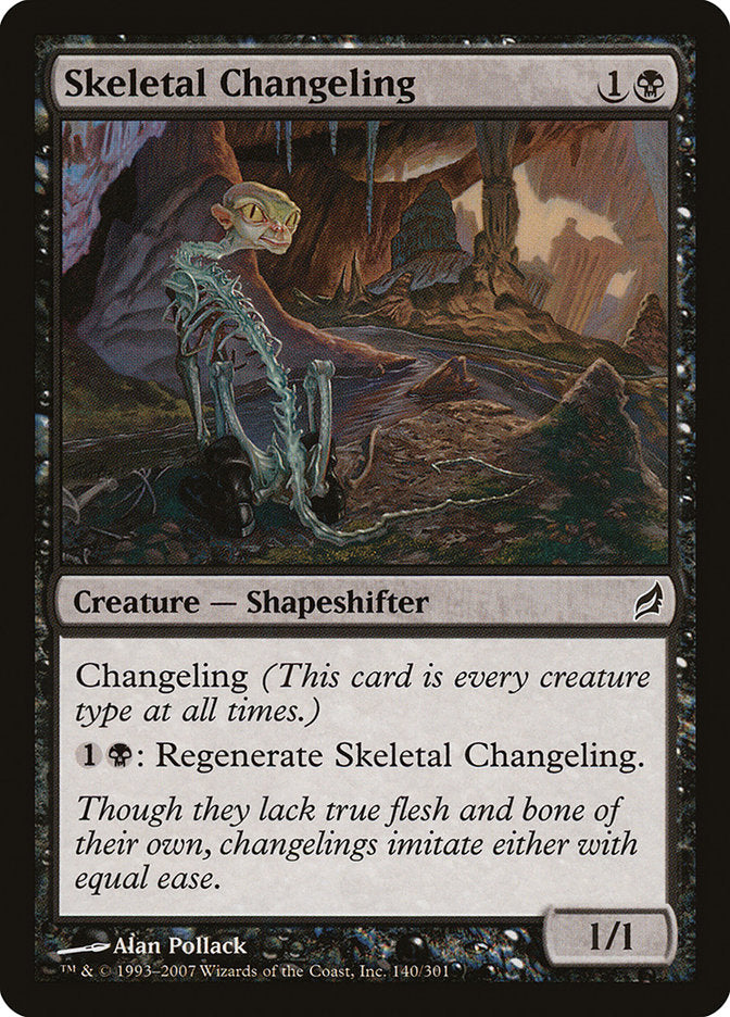 Skeletal Changeling [Lorwyn] | Card Merchant Takapuna