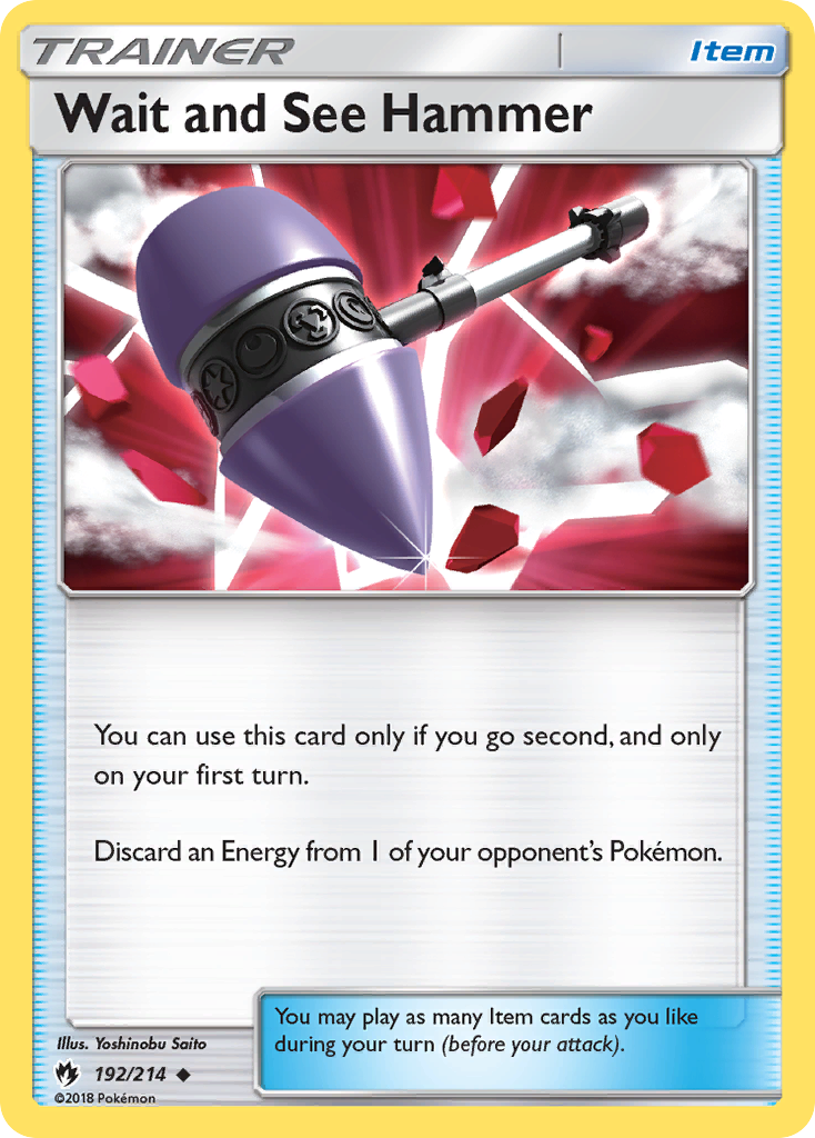 Wait and See Hammer (192/214) [Sun & Moon: Lost Thunder] | Card Merchant Takapuna