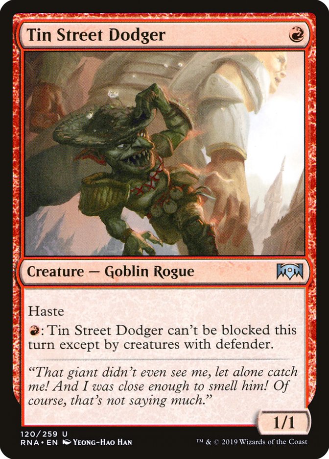 Tin Street Dodger [Ravnica Allegiance] | Card Merchant Takapuna