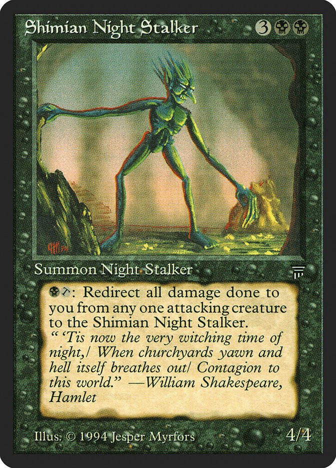 Shimian Night Stalker [Legends] | Card Merchant Takapuna