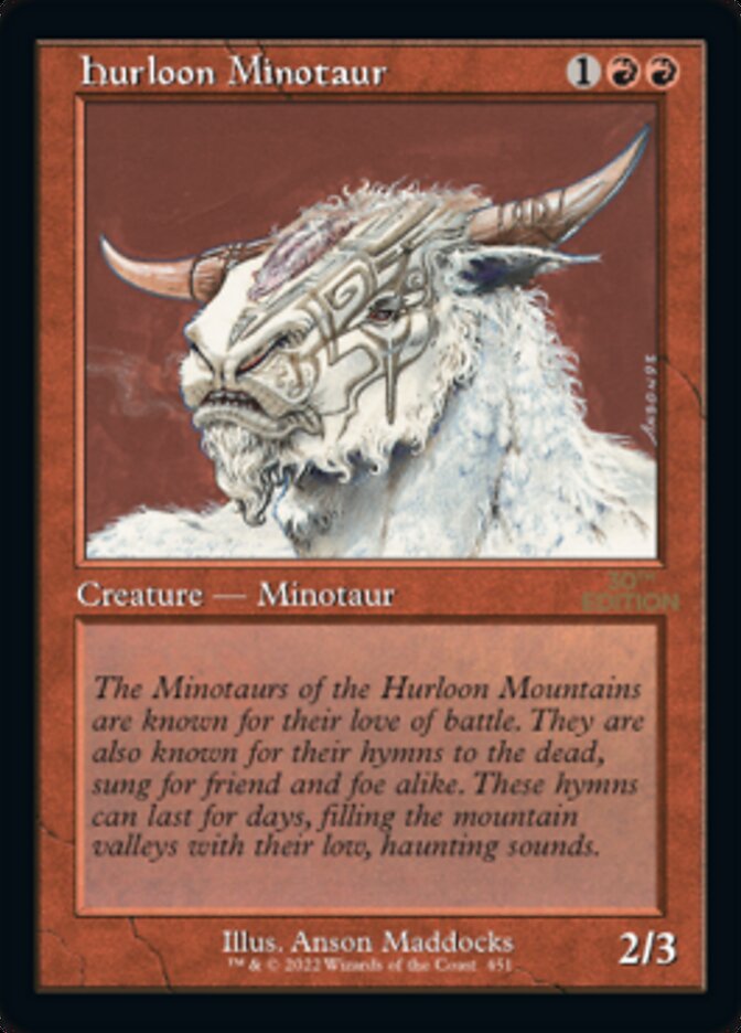 Hurloon Minotaur (Retro) [30th Anniversary Edition] | Card Merchant Takapuna