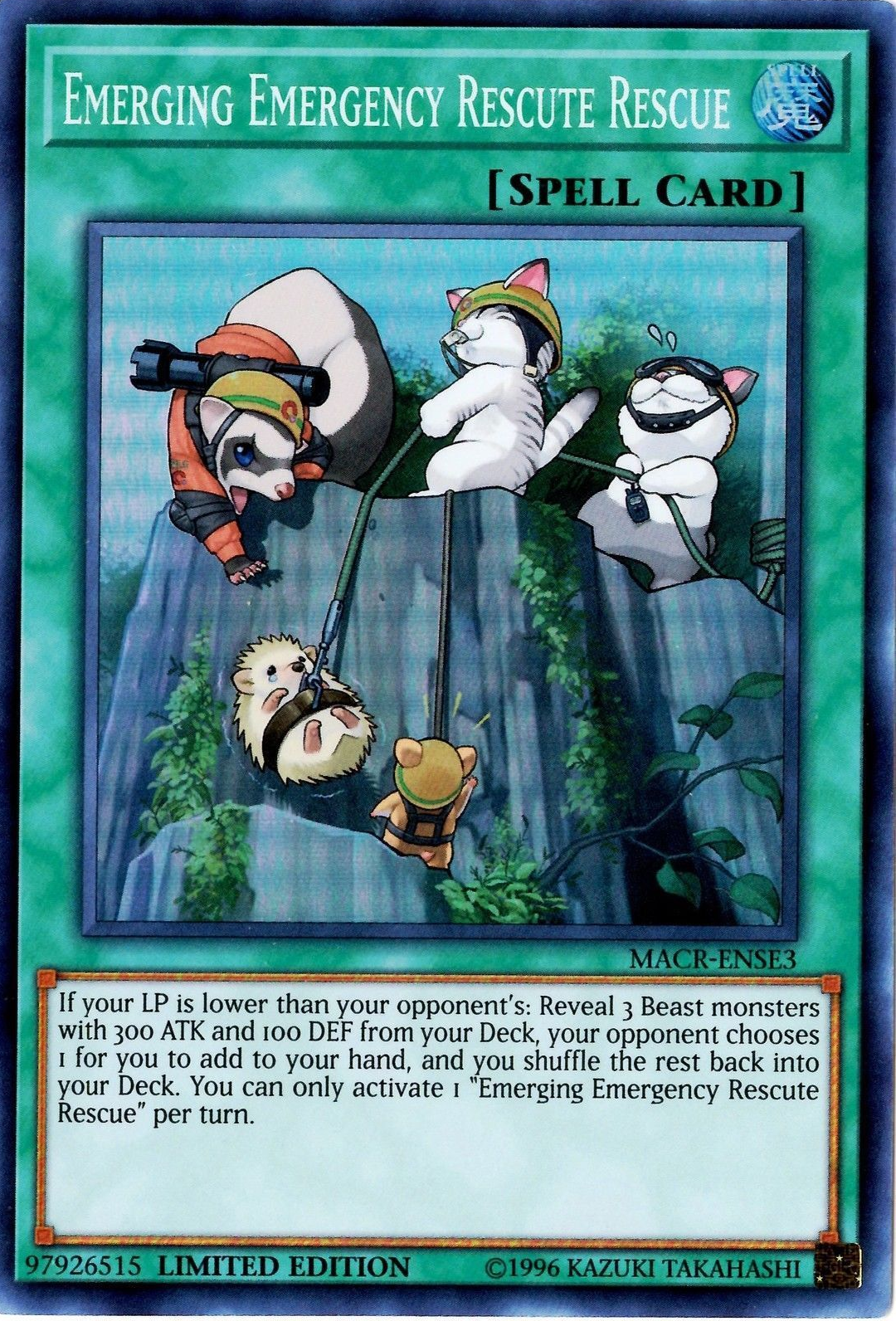 Emerging Emergency Rescute Rescue [MACR-ENSE3] Super Rare | Card Merchant Takapuna