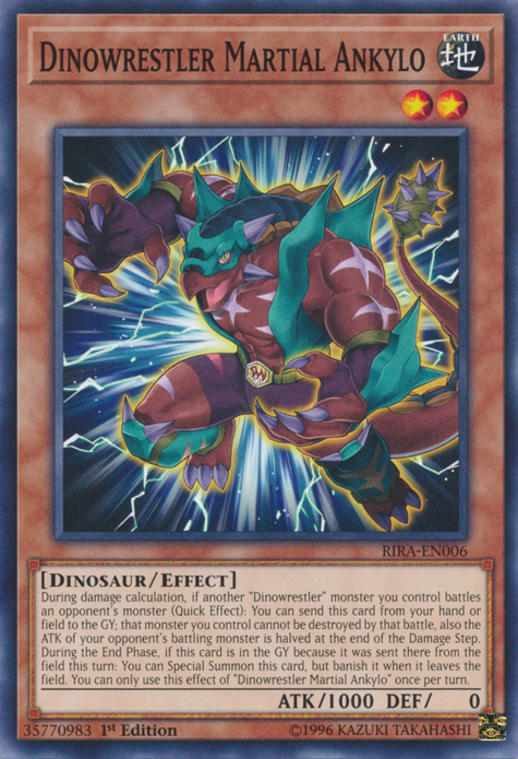 Dinowrestler Martial Ankylo [RIRA-EN006] Common | Card Merchant Takapuna