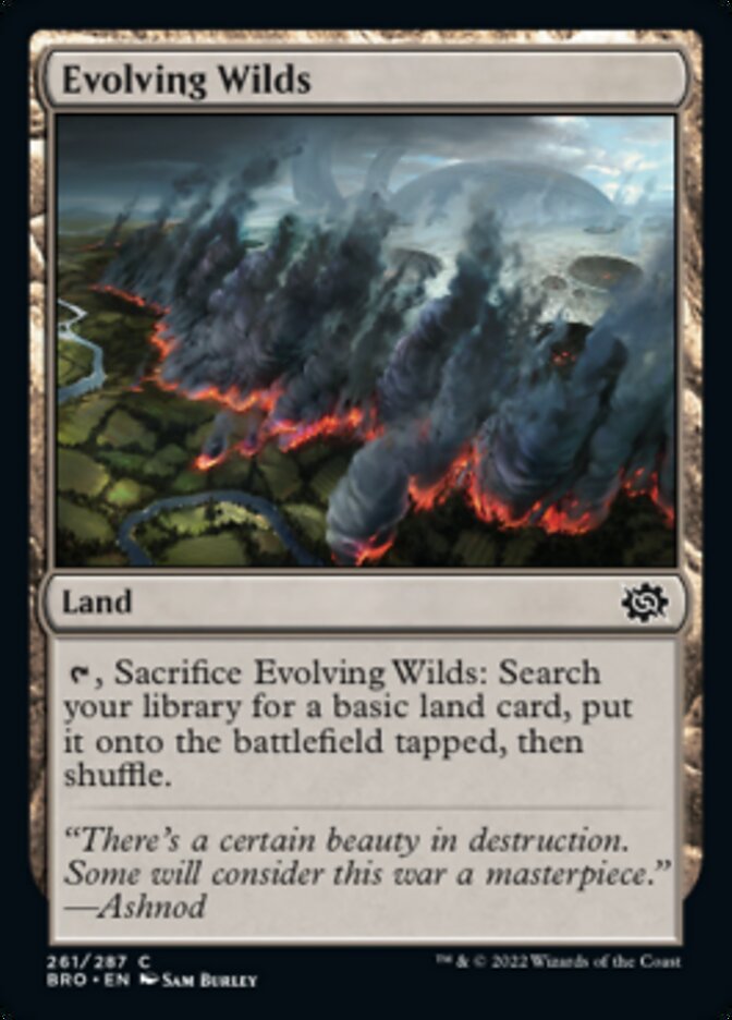 Evolving Wilds [The Brothers' War] | Card Merchant Takapuna