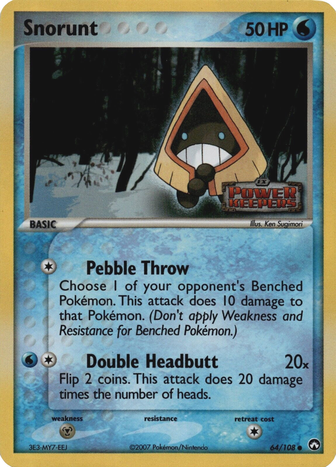 Snorunt (64/108) (Stamped) [EX: Power Keepers] | Card Merchant Takapuna