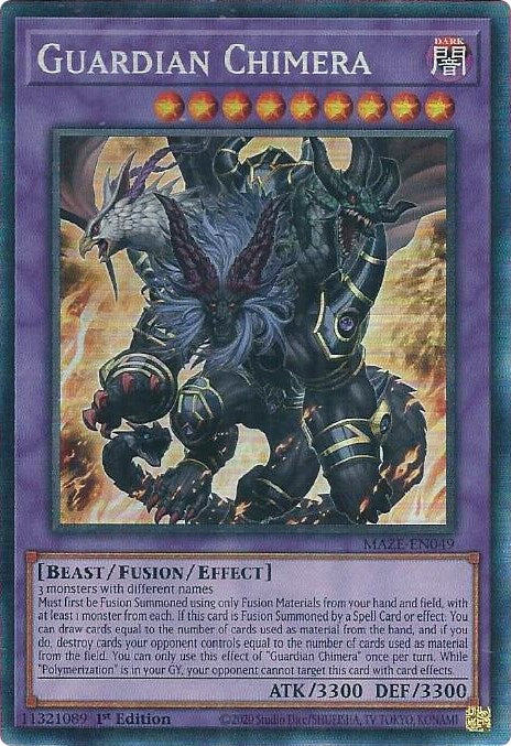 Guardian Chimera [MAZE-EN049] Collector's Rare | Card Merchant Takapuna