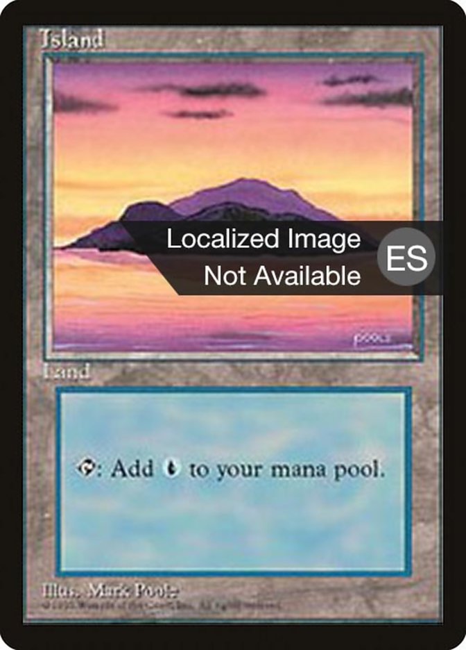 Island (A) [Fourth Edition (Foreign Black Border)] | Card Merchant Takapuna