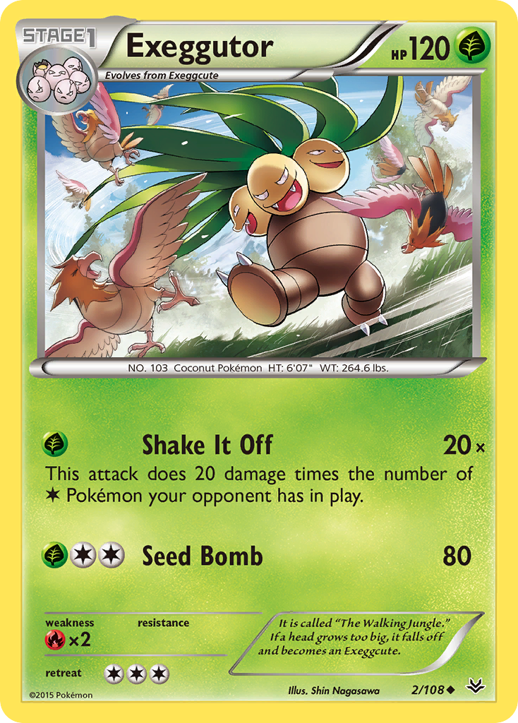 Exeggutor (2/108) [XY: Roaring Skies] | Card Merchant Takapuna