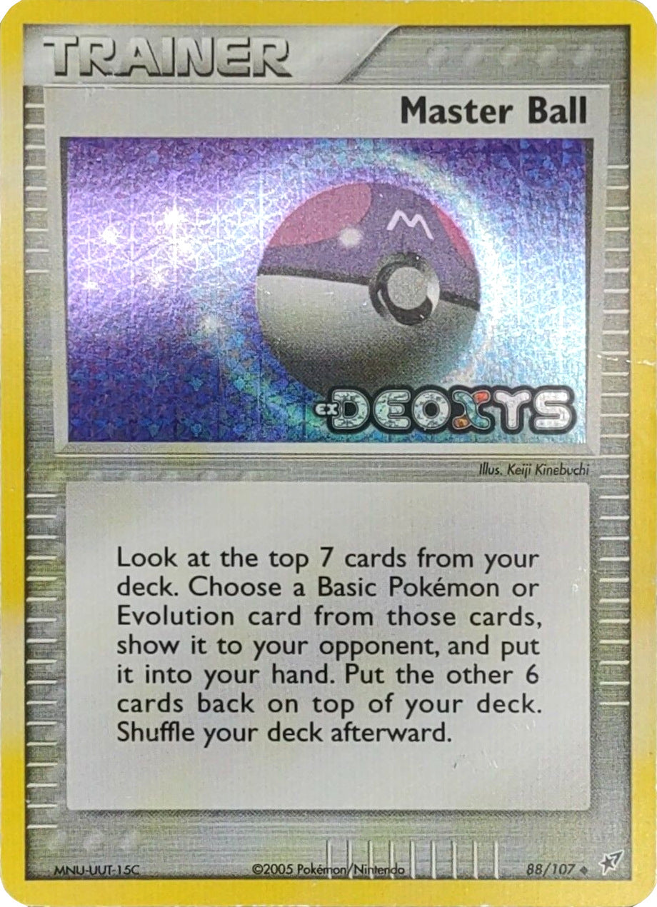 Master Ball (88/107) (Stamped) [EX: Deoxys] | Card Merchant Takapuna