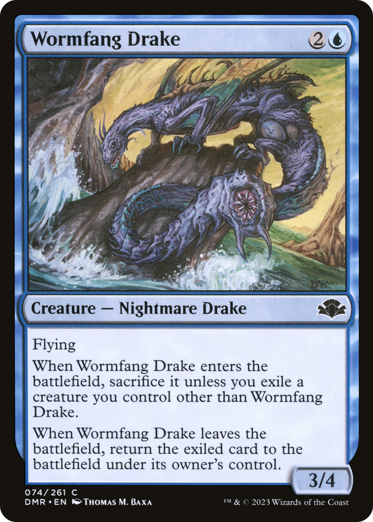 Wormfang Drake [Dominaria Remastered] | Card Merchant Takapuna